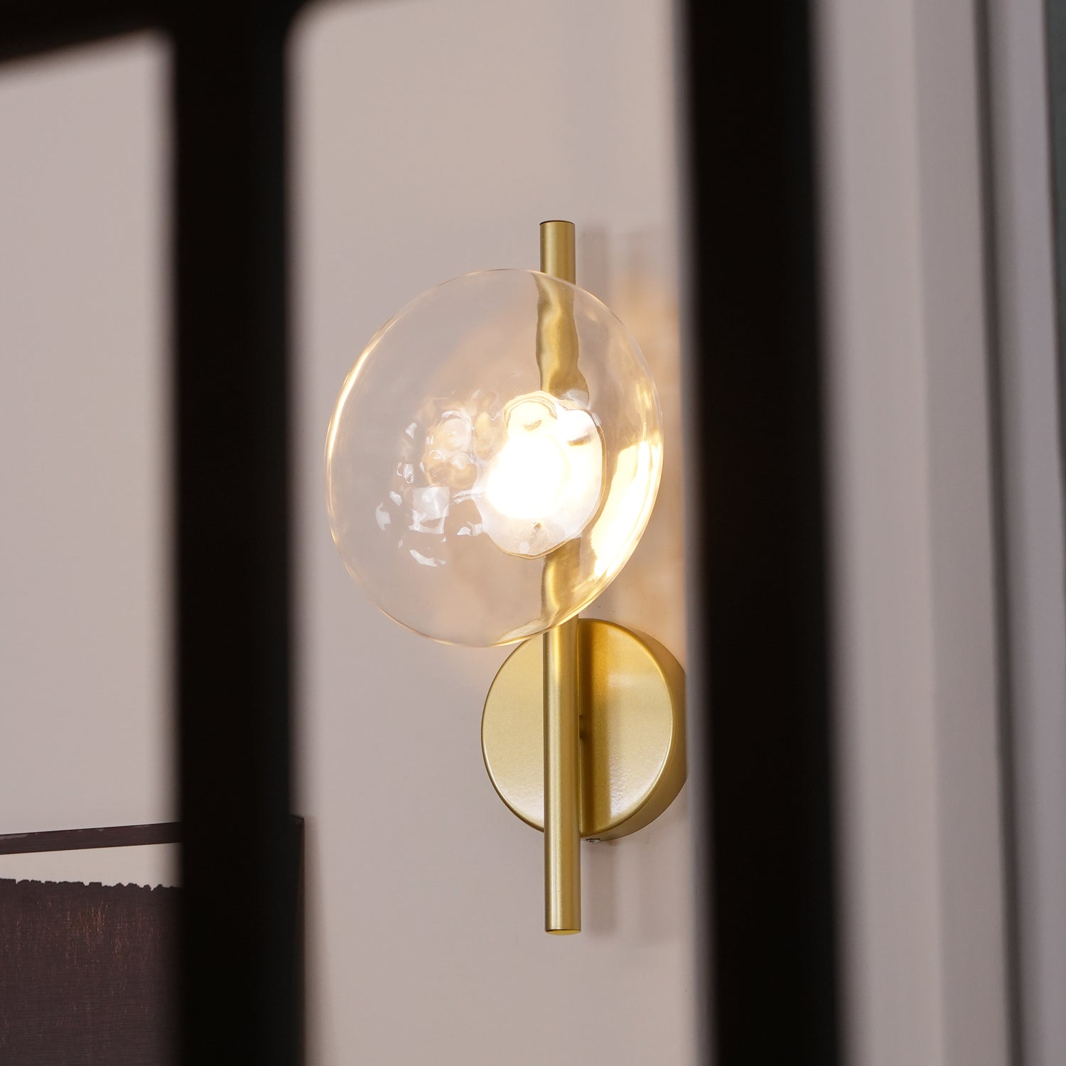 Ceto Nordic Round Wall Light | Elegant Glass Sconce with Soft LED Illumination 3