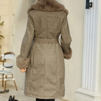Christine | Plush Winter Coat for Women in Brown - Elegant and Warm Winter Jacket 2