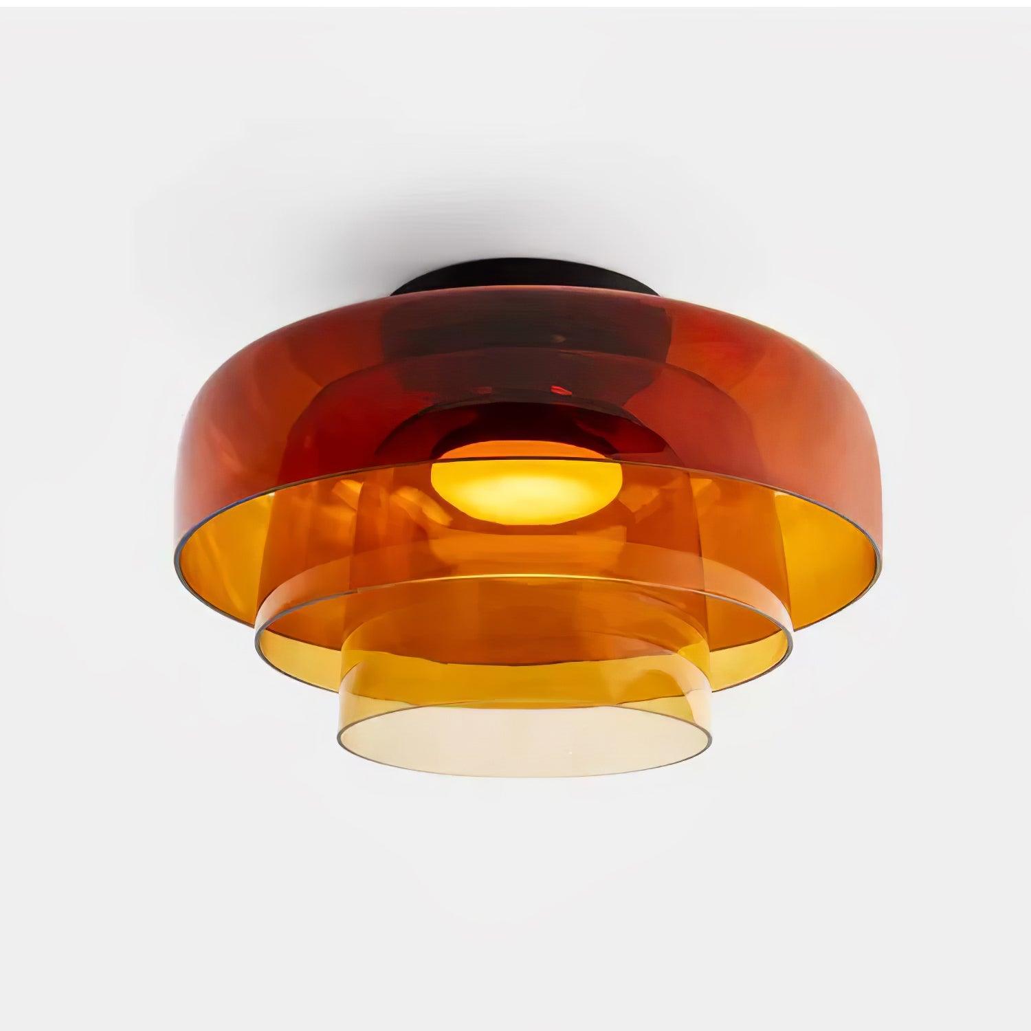 Elegant Levels Flush Mount Ceiling Light Fixture with Integrated LED - Stylish Indoor Lighting in Multiple Finishes 1