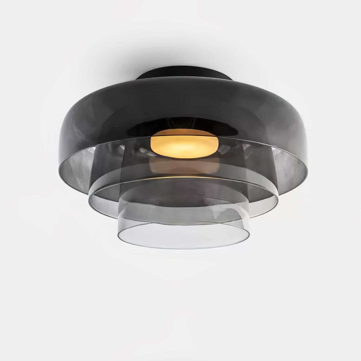Elegant Levels Flush Mount Ceiling Light Fixture with Integrated LED - Stylish Indoor Lighting in Multiple Finishes 17