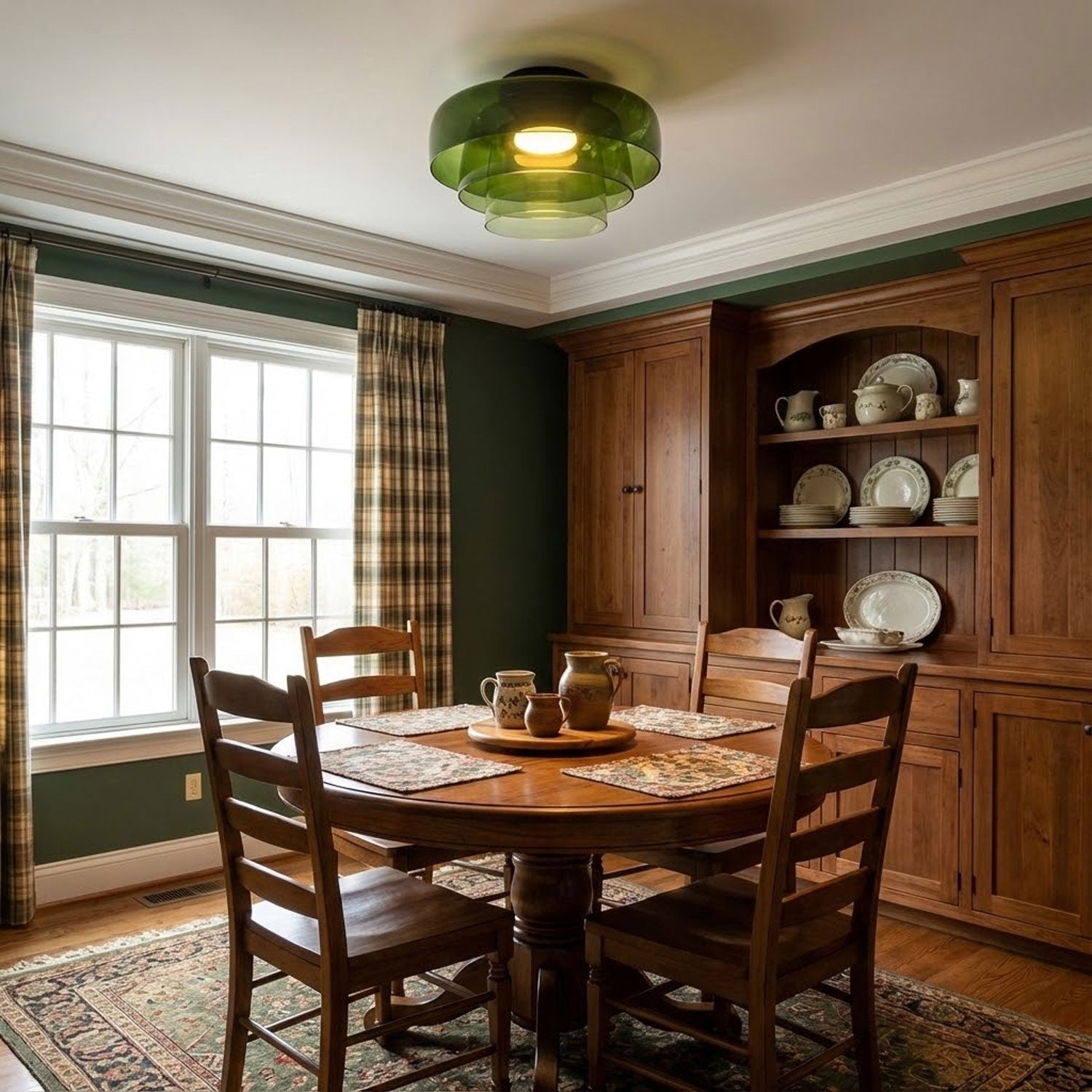 Elegant Levels Flush Mount Ceiling Light Fixture with Integrated LED - Stylish Indoor Lighting in Multiple Finishes 4