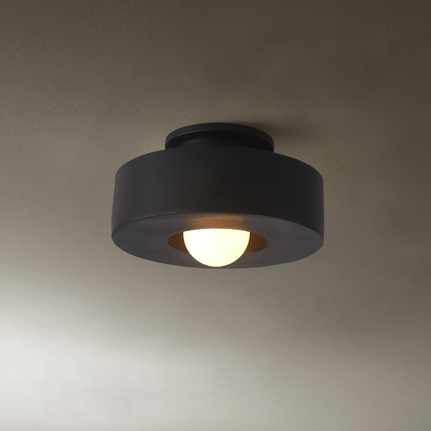 Geometric Design Flush Mount Ceiling Light | Modern Resin Ceiling Lamp for Stylish Interiors 10