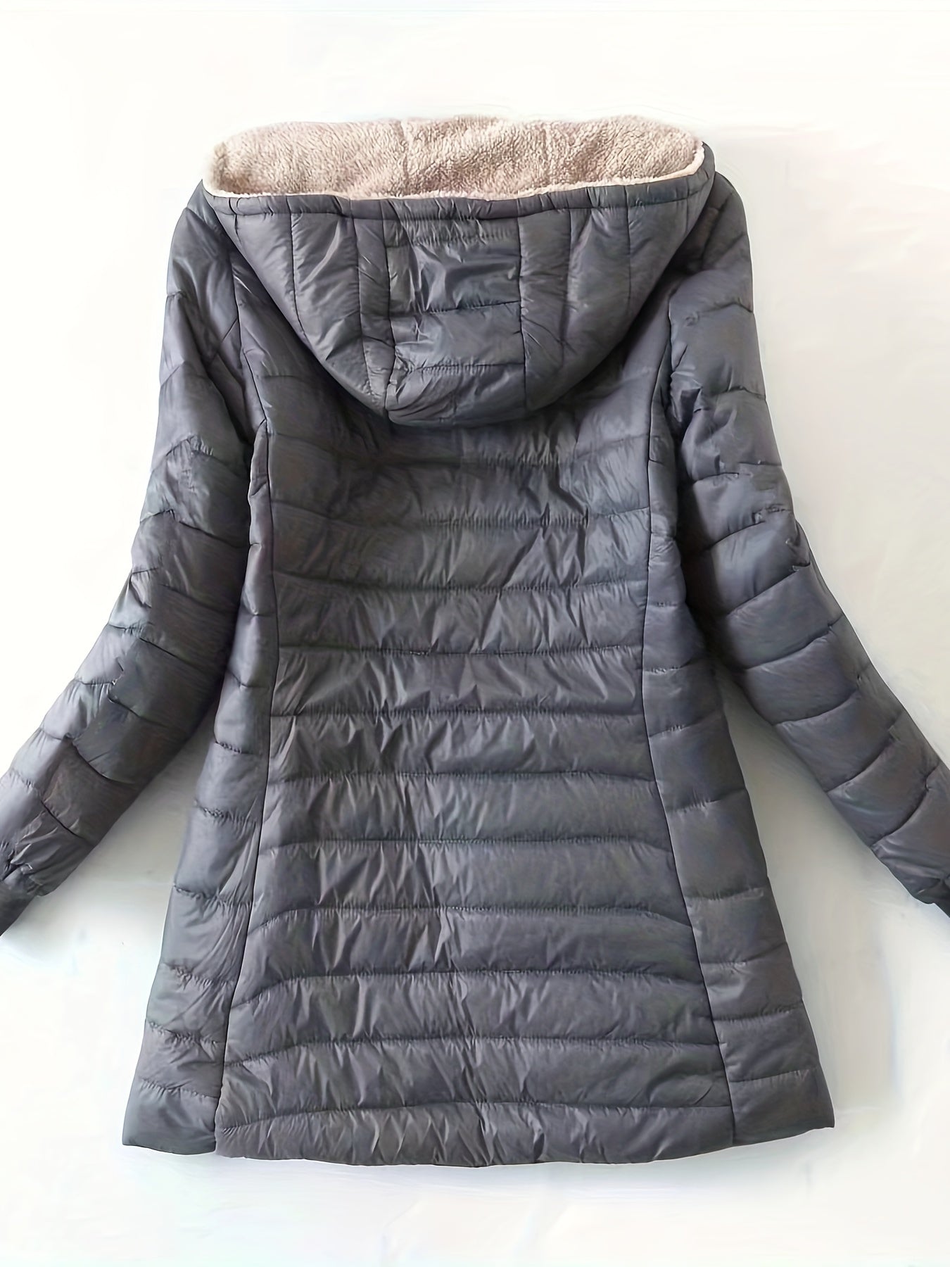 Janice | Women's Long Black Puffer Jacket for Winter Casual Style 7