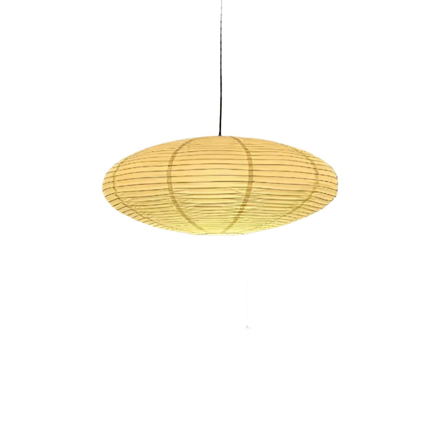 Japandi Ceiling Lamp | LED Light Fixture in Mulberry Paper for Dining Room and Living Spaces 1