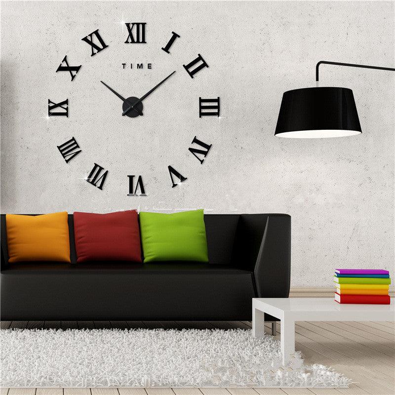 Large Modern Wall Clock by PureTime | Geometric Design for Living Room Decor 7