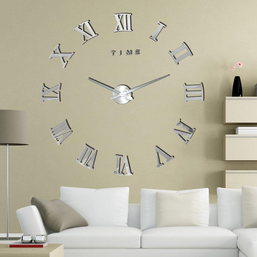 Large Modern Wall Clock by PureTime | Geometric Design for Living Room Decor 8