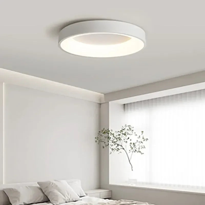 Modern Minimalist Flush Mount LED Ceiling Light Fixture for Serene Scandinavian Spaces 2
